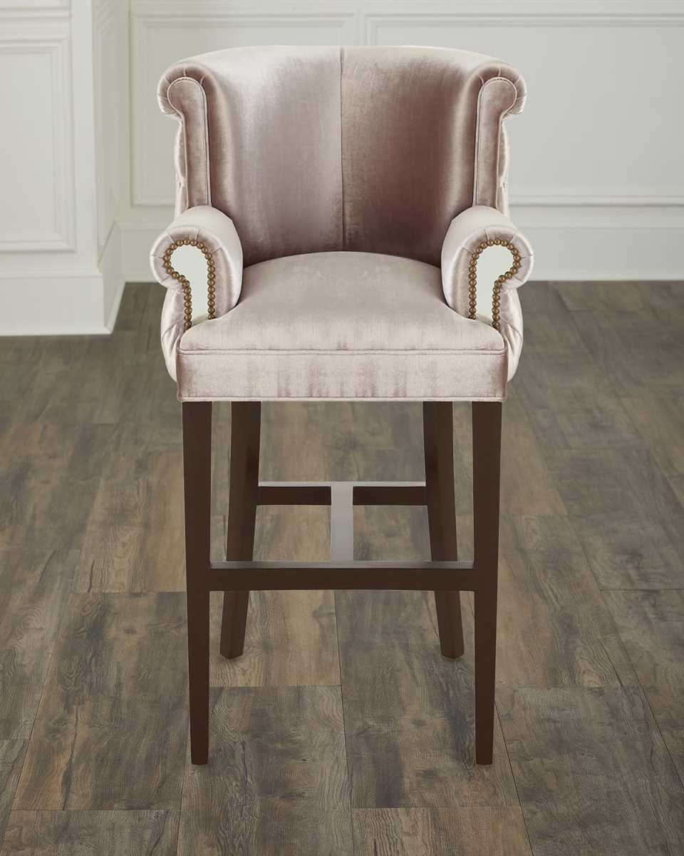 Eva Mirror Trim Counter Stool - 27"